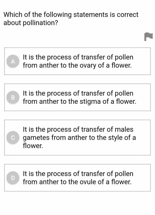 Which of the following statements is correct about pollination?