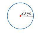 Find the circumference & radius of the circle (use 3.14 for pi). Show your work for both. Round