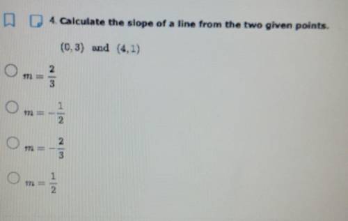 Calculate the slope of a line