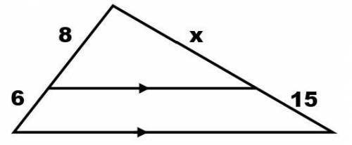Solve for x.
that is all thats provided for the question
