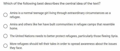 Diary of a teenage refugee
PLEASE ANSWER NOW!!!
Ill give brainliest!