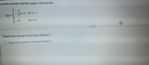 Find the domain and the range of the function domain:range: