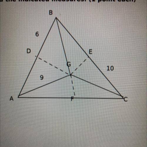 In the diagram, the perpendicular bisectors of ABC meet at point G and are shown dashed. Find the i