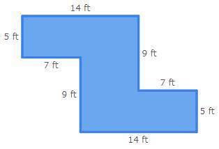 What is the perimeter of the shape?
_____ feet