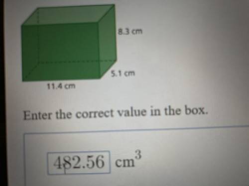 Am I right? I’m finding the volume of the figure.