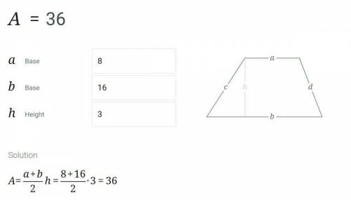 How do you find the area of these trapezoids