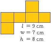 Drag each tile to the correct box.

Place the nets of the rectangular prisms in order from least s