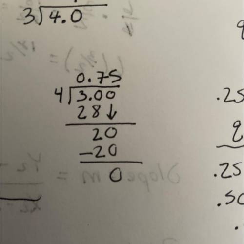 Im not sure how to work this question out, 3/4 as a decimal so that each pair adds to 1

can you pl
