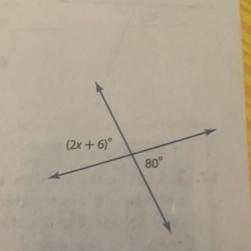 10. What is the value of x in the figure at the right? (Examples 3 and 4