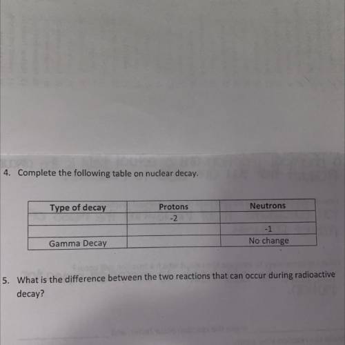 Please help me answer number 4 and 5