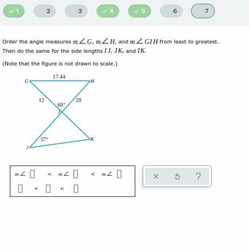 (Order the angle measures) Math Help Quick Please!