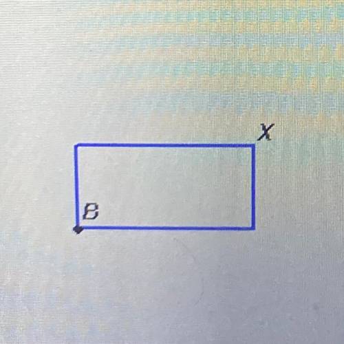 If this rectangle is dilated using a scale factor of 5 through point B, what is the result?