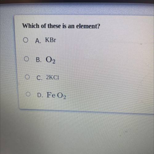 Which of these is a element