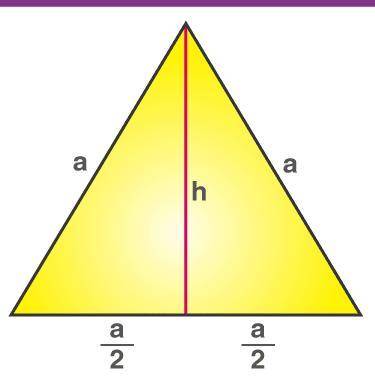 The perimeter of an equilateral triangle is 60 m.the area is
