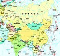 This map shows which of the following?

A)which country in Asia has the most people 
B)which count