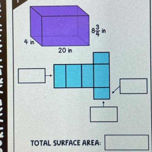 Please help me find the total surface area