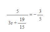 What does s equal? (Write your answer like this: s = __)